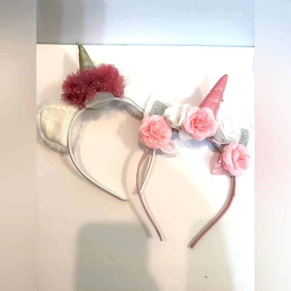 12 Toddler/Little Girls Dress-Up Pretend Play Headbands Holiday Hair Decorations